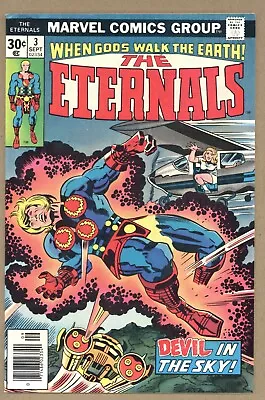 Buy Eternals #3 VF Kirby 1st Sersi + Ragar + Sluice! Deviants 1976 Marvel Comic U296 • 11.04£