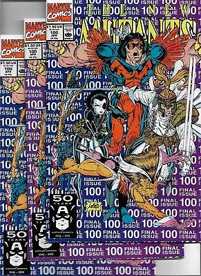 Buy THE NEW MUTANTS #100 1991 NEAR MINT- 9.2 4789 CABLE DOMINO Three Issues • 7.87£