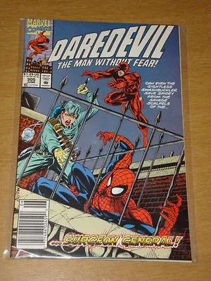 Buy Daredevil #305 Marvel Comic Near Mint Spiderman June 1992 • 3.49£