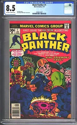Buy Black Panther #1 (1977) CGC 8.5 - Jack Kirby Story & Art  • 90£
