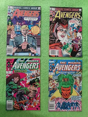 Buy Lot Of 4 AVENGERS 228, 234, 241, 243 All Canadian NM Newsstand Variants RD4613 • 6.71£