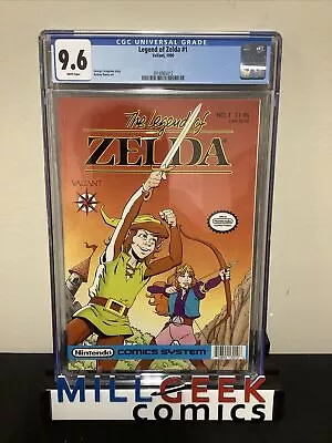 Buy Legend Of Zelda #1, Valiant 1990, CGC Graded 9.6, White Pages, Rodney Ramos, DLL • 438.15£
