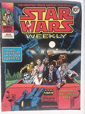 Buy Star Wars Weekly No. 10 Greatest Space Fantasy Film Of All Apr 12 1978 Imperfect • 2.50£