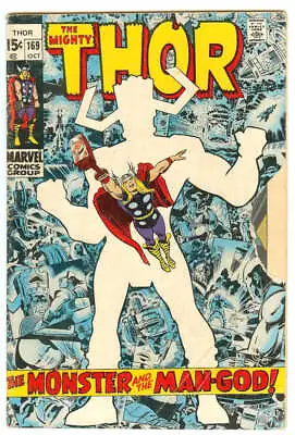 Buy Thor #169 1.5 // Origin Of Galactus Concludes Marvel Comics 1969 • 28.78£