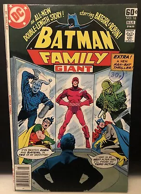 Buy Batman Family #16 Comic DC Comics Bronze Age • 4.55£