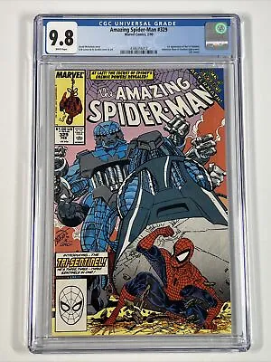 Buy Amazing Spider-Man #329 CGC 9.8 (1990) 1st Tri-Sentinel | Marvel Comics • 115.81£