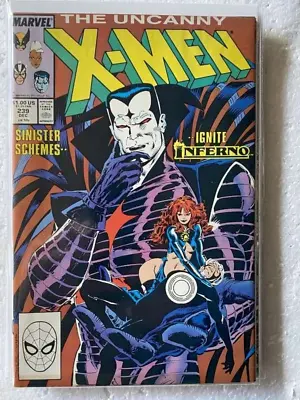 Buy UNCANNY X-MEN #239 (Marvel, 1988) 1st Cover App. Mr. Sinister V/fine • 29.99£