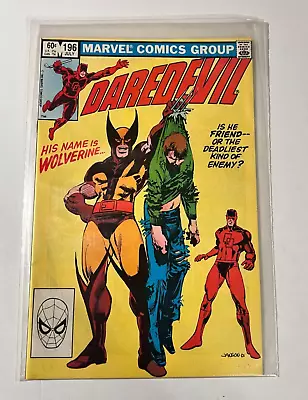 Buy Daredevil #196 Wolverine Marvel Comic Book Cover Key • 19.99£