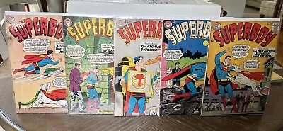 Buy Superboy #109,113,115,116,118 DC Comic Lot 1st Print Silver Age Low Grade • 8.01£