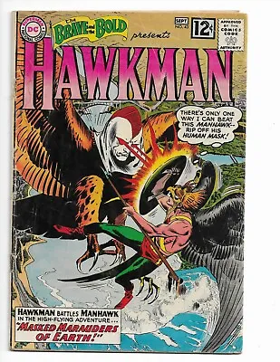 Buy Brave And The Bold 43 - G+ 2.5 - Early Hawkman - Hawkgirl - Origin (1962) • 22.96£