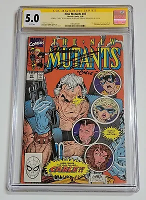 Buy New Mutants 87 CGC 5.0 Signed By Josh Brolin And Rob Liefeld • 298.84£