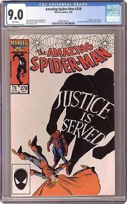 Buy Amazing Spider-Man #278D CGC 9.0 1986 4387056013 • 32.94£