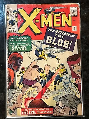 Buy Uncanny X-Men #7 1964 Key Marvel Comic Book 2nd Appearance Of The Blob • 100.07£