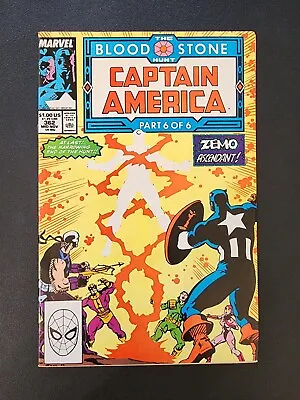 Buy Marvel Comics Captain America #362 November 1989 1st Cover App Of Crossbones (e) • 4.77£