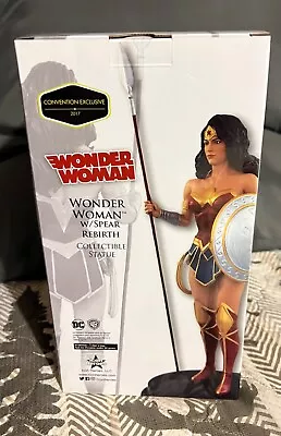 Buy DC Rebirth Wonder Woman With Spear Statue SDCC 2017 Exclusive Limited To 300 • 366.99£