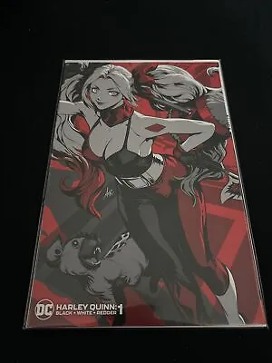 Buy DC Comics Harley Quinn Black White And Redder (2023) #1 Artgerm Lau Variant • 4.79£