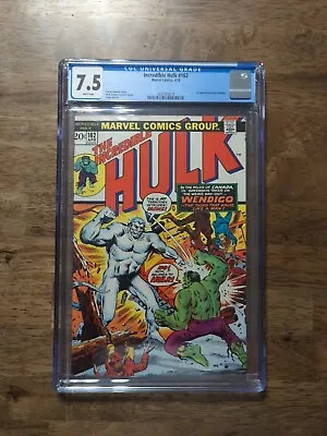 Buy Incredible Hulk 162 CGC 7.5 Wendigo Graded Marvel Comic • 114.31£