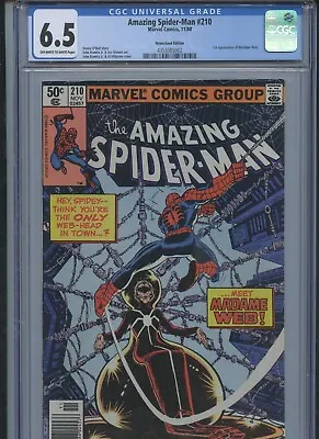 Buy Amazing Spider-Man #210 1980 CGC 6.5 (1st App Of Madame Web)(Newsstand Edition) • 55.34£