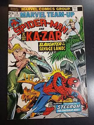 Buy Marvel Team-Up #19 Spider-Man And Ka-Zar FN+ First Appearance Of Stegron Comic • 23.65£