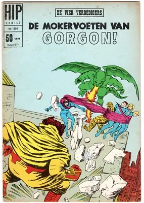 Buy FANTASTIC FOUR #44 - 1. Gorgon - Dutch Reprint 1966 HIP COMICS 1904 Hit Comics 4 • 27.47£