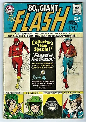 Buy THE FLASH 80 Page GIANT  # 9 - DC 1965 - MOST THRILLING ADVENTURES - Good • 25£