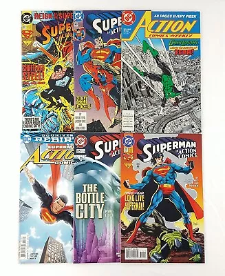 Buy Superman Action Comics #602 683 691 711 725 957 Mixed Lot Doomsday (1988 DC) • 10.40£
