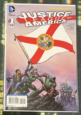 Buy Justice League Of America #1 Florida Variant DC Comics 2013 Sent In Mailer • 7.99£