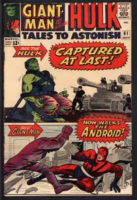 Buy Tales To Astonish #61 5.0 // Jack Kirby Cover Marvel Comics 1964 • 40.18£