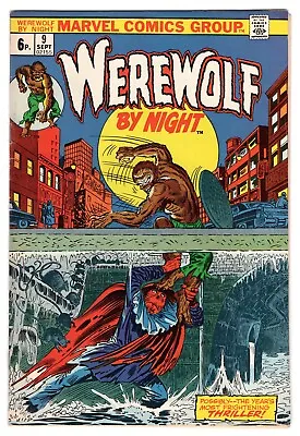 Buy Werewolf By Night Vol 1 No 9 Sep 1973 (VFN+) (8.5) Marvel, Bronze Age • 29.99£