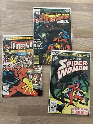 Buy Marvel Comics Spider-Woman Bronze Age 6 33 47 Lot Of 3 1978 • 19.99£