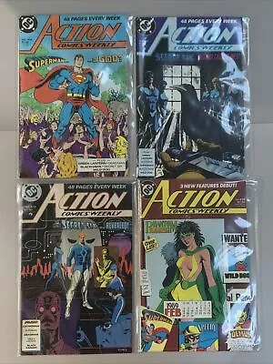 Buy Action Comics Weekly /Mix DC Comic Bundle #606 #607 #612 #636 • 3.99£