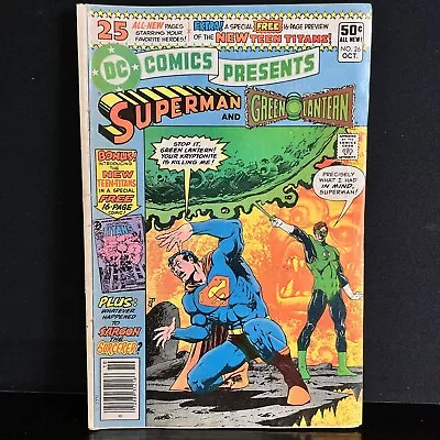 Buy DC Comics Presents #26 Newsstand 1980 VGC 1st App New Teen Titans Raven Cyborg • 48.22£