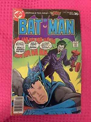 Buy Batman #294 FN 1977 DC Comics The Joker Dissolves Batman's Face • 11.86£