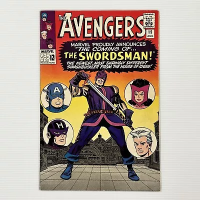 Buy Avengers #19 1965 FN/VF 1st Appearance Of The Swordsman Origin Of Hawkeye Cents • 180£