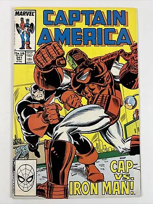 Buy Captain America #341 (1988) 1st Battlestar ~ Lemar Hoskins | Marvel Comics • 9.49£