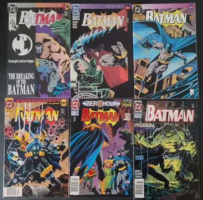 Buy Batman Set Of 30 Issues Dc Comics Knightfall! #497! 500! Detective Comics! • 45.03£