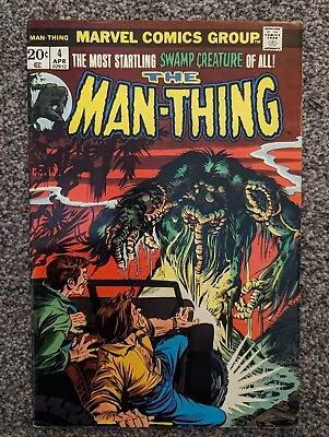 Buy The Man-Thing 4. Marvel 1974. Foolkilller • 14.98£