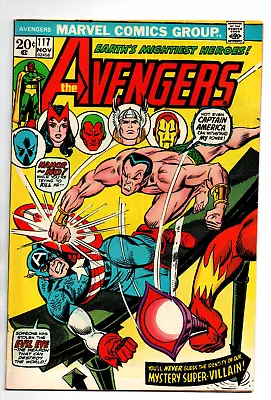 Buy Avengers #117 - Vs Defenders - Captain America - Iron Man - 1973 - FN/VF • 11.86£