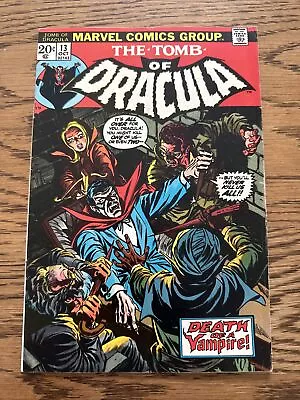 Buy Tomb Of Dracula #13 (Marvel 1973) 3rd Blade & Origin! 1st App Deacon Frost! FN • 60.25£