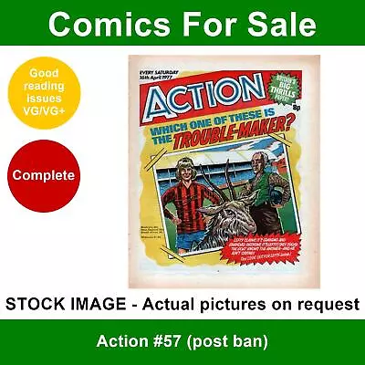 Buy Action #57 (post Ban) Comic - VG/VG+ - 16 April 1977 • 3.99£
