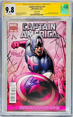 Buy CGC Signature Series Graded 9.8 Captain America #18 Signed By Chris Evans • 1,032.55£
