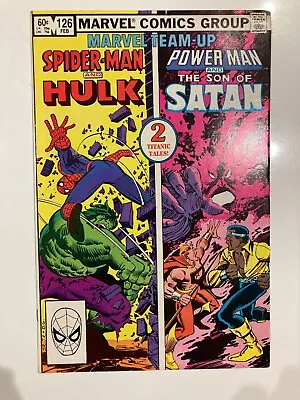 Buy Marvel Team-Up 126 1983 Very Good Condition Spider-Man & Hulk/Son Of Satan • 5.50£