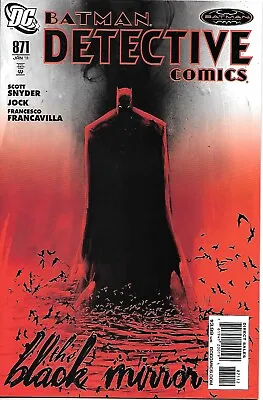 Buy Batman Detective Comics #871 2nd Print Black Mirror • 31.97£