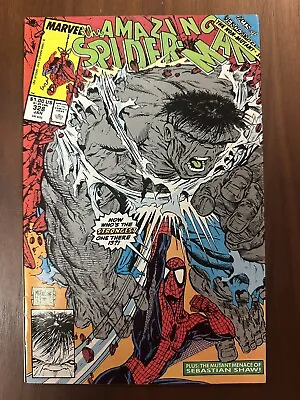 Buy Amazing Spider-Man #328 VF/NM Final Artwork On ASM Title By McFarlane (1990) • 15.84£