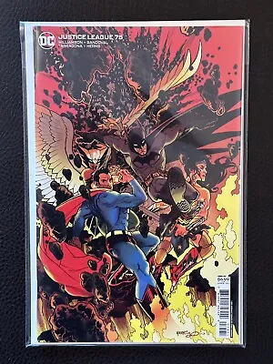 Buy 🔥JUSTICE LEAGUE #75 Variant - Awesome 1:50 Ratio Incentive - DC 2022 NM🔥 • 5.95£