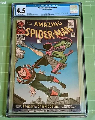 Buy Amazing Spider-Man #39 CGC 4.5/VG+ N.Osborn Revealed As GG/1st Romita Art On ASM • 248.62£