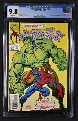 Buy 🔥Amazing Spider-man #382 CGC 9.8 1993 White P  Hulk & Doc Sampson App  New Slab • 86.31£