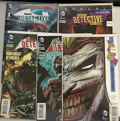 Buy Batman Detective Comics The New 52 1,15,23,26 & Annual #2 DC 2013- All Very Nice • 11.19£