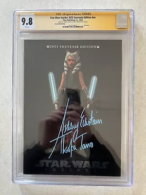 Buy Star Wars Insider 2023 Souvenir Edition Signed By Ashley Eckstein CGC 9.8 Ahsoka • 220£