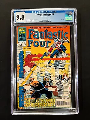 Buy Fantastic Four Annual #27 CGC 9.8 (1994) - Time Variant Authority • 142.30£